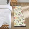 thumbnail image 3 of Yayeee Runner Rug for Bedroom 2'x6' Machine Washable Hallway Non Slip Mat, Birds with Strawberries, 3 of 8
