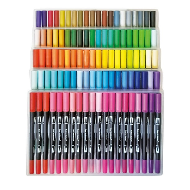 60/ Brush Pen Brush Water Based Paint Markers for 100 Pieces