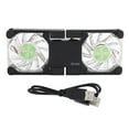 thumbnail image 2 of Foldable Laptop Cooling Pad With USB, Anti Skid Mount. Wide Range Of Applications, Dual Fans For Faster Heat Dissipation, Portable With Radiator Cooler Stand, 2 of 8
