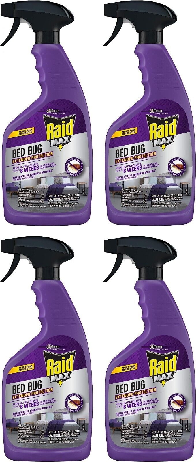 Raid Bed Bug Foaming Spray, Kills Bed Bugs and Their Eggs, For Indoor