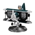 thumbnail image 1 of Time Flying Airplane Flip Clock Automatic Mechanical Desk Clock Creative Aircraft Design Table Decor Unique Decorative Timepiece For Home, 1 of 9