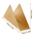 thumbnail image 2 of STOBOK Golden Stainless Steel Tissue Box for Home and Office Storage, 2 of 7