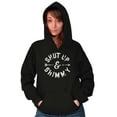 thumbnail image 3 of Shut Up and Shimmy Dancer Dancing Women Plus Size Graphic Pullover Hoodie Brisco Brands 5X, 3 of 4
