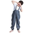 thumbnail image 3 of Ganfancp Niños Unisex Encantador Translúcido Albornoz Conjunto Impermeable Al Aire Libre Ofertas y Liquidaciones 1Pc Pantalones de Lluvia, 3 of 7