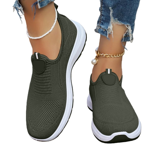 Willtoo Orthopedic Casual Shoes for Women Arch Support Nurse Shoes Wide Slip on Non Slip Server Shoes Mesh Stretch Comfortable 2026 New Orthopedic Shoes