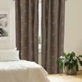 thumbnail image 2 of Ambesonne Art Deco Curtains, Dark Brown Classic Scales, Pair of 28"x63", Dark Brown Sand Brown, 2 of 5