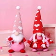 thumbnail image 6 of Steadline Valentine's Day Fabric Gnome Figurine - Heart Holding Dwarf Decor - Romantic Table Centerpiece - Cute Home Decoration Gift, 6 of 6