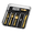 Carbon, variant on madesmart Premium Clear Silverware Tray, 6 Compartment Flatware Organizer for Forks, Knives & Spoons, Non Slip Base, Carbon