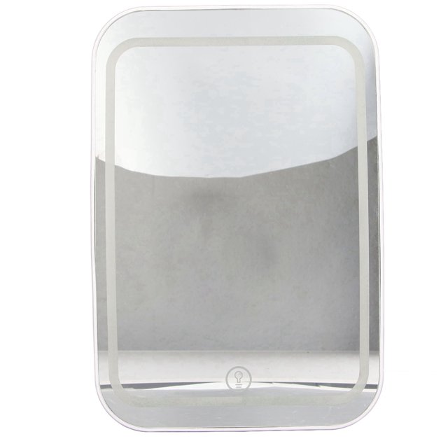 Mini Refrigerador, Espejo LED 4L Refrigerador Pequeño De Gran Capacidad Enchufe De La UE 220 V Para Oficina Para Coche Para Dormitorio