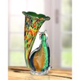 thumbnail image 2 of Dale Tiffany Cat Lily Hand Blown Art Glass Accent Table Lamp, 2 of 2