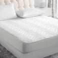 thumbnail image 3 of Protector de colchón impermeable NTBAY Quilted Twin XL blanco, 3 of 8
