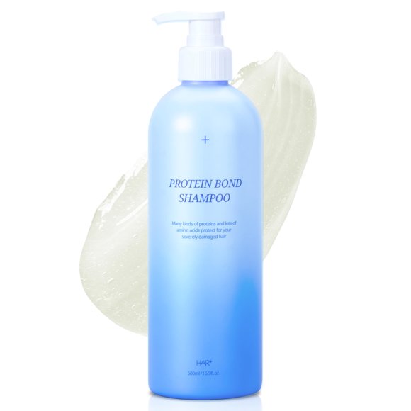 HAIR PLUS Champú de proteína de terciopelo para hombres y mujeres - Fórmula nutritiva para cabello seco dañado y cuero cabelludo sensible (500 ml 16,9 fl oz)