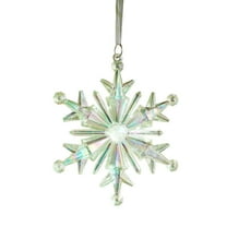 PRETXORVE Christmas Decorations, Christmas Tree Decorations, Christmas Acrylic Crystal Snowflake ornaments Christmas Tree Transparent Acrylic Pendants Christmas Winter Decorations