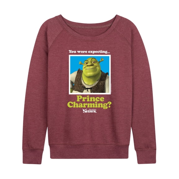 Shrek - You Were Expecting Prince Charming - Women's Lightweight French Terry Long Sleeve Shirt