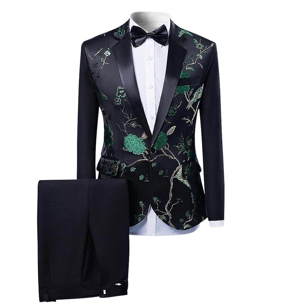 Cloudstyle Men's Party Wedding Casual Slim Fit Bronzing