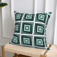 thumbnail image 6 of Throw Pillow Covers, abstractly squares pattern Soft Square Pillow Cases with Invisible Zipper for Couch Bed Sofa, Farmhouse Fall Home Decor 18"x18", 6 of 7