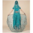 thumbnail image 3 of Princesa Jasmine para mujer, danza del vientre india, princesa árabe, disfraz de Carnaval de Halloween, conjunto L, 3 of 4