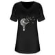 thumbnail image 5 of Vestido de falda corta con estampado de manga corta y cuello en V de moda sexy para mujer Pompotops ghjkhdj17235, 5 of 5