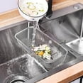 thumbnail image 3 of Baby Dish Rack And Drainboard Set Small Dish Drainer Board Expandable Dish Rack Kitchen Rolling Rack by Refrigerator over The Strainer Stainless Steel Drying Rack over Stainless Steel Roll, 3 of 3