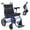 Blue, variant on Electric Wheelchairs for Adults,20 Miles Lightweight Foldable Motorized 500W Power Wheelchair Portable,Black