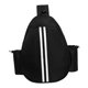 thumbnail image 5 of Bolso de la raqueta de tenis bolsa de carro de transporte ligero con soporte de botella de agua organizador de cremallera suave mochila de Negro, 5 of 8