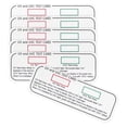 thumbnail image 1 of Tarjetas de detección UVA, tiras reactivas de UVC-UVA, tarjetas de prueba profesionales UVA y UVC, 6 uds., 1 of 7