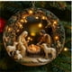 thumbnail image 2 of Ornamentos de Navidad para Árbol Escena de Navidad Luminosa 2D Ornamento de Navidad de Acrílico - Decoración Colgante de Vacaciones Religiosas Ornamentos de Navidad Religiosos, 2 of 3