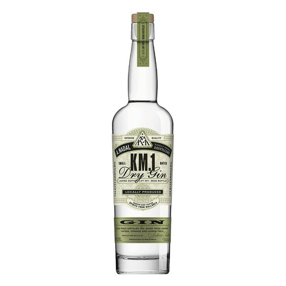 Pack de 6 Ginebra KM.1 Dry 700 ml