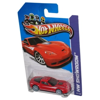 Hot Wheels Speed Machines (2009) Red Corvette C6R Toy Car