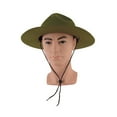 thumbnail image 2 of Olive Green Park Ranger Hat Outdoor Cap Adult Costume Accessory, 2 of 4