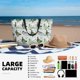 thumbnail image 5 of Disketp Mallard Ducks Wild Birds Bolsa de Playa de Gran Capacidad, Bolso Impermeable y a Prueba de Arena para Mujer, Ideal para Playa, Piscina y Natación, 5 of 7