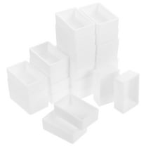 FRCOLOR 24pcs Watercolor Paint Pans Mini Painting Oil Pots Versatile Paint Storage Holder Watercolor Pans Watercolor Half Pans Empty Half Pans For Watercolor Silicone Empty Paint Pans