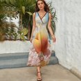thumbnail image 4 of Juicy Peach Sleeveless Dress Female Clothing Dress Women Summer 2025 Dress, 4 of 6