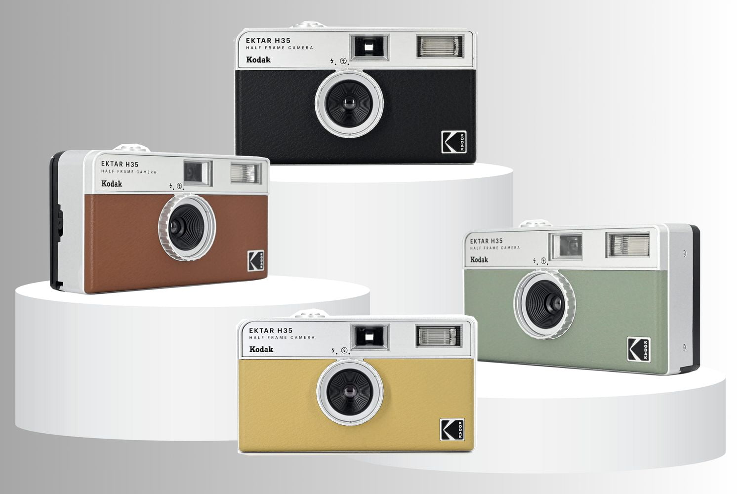 KODAK EKTAR H35 Half Frame Film camera, 35mm, Reusable