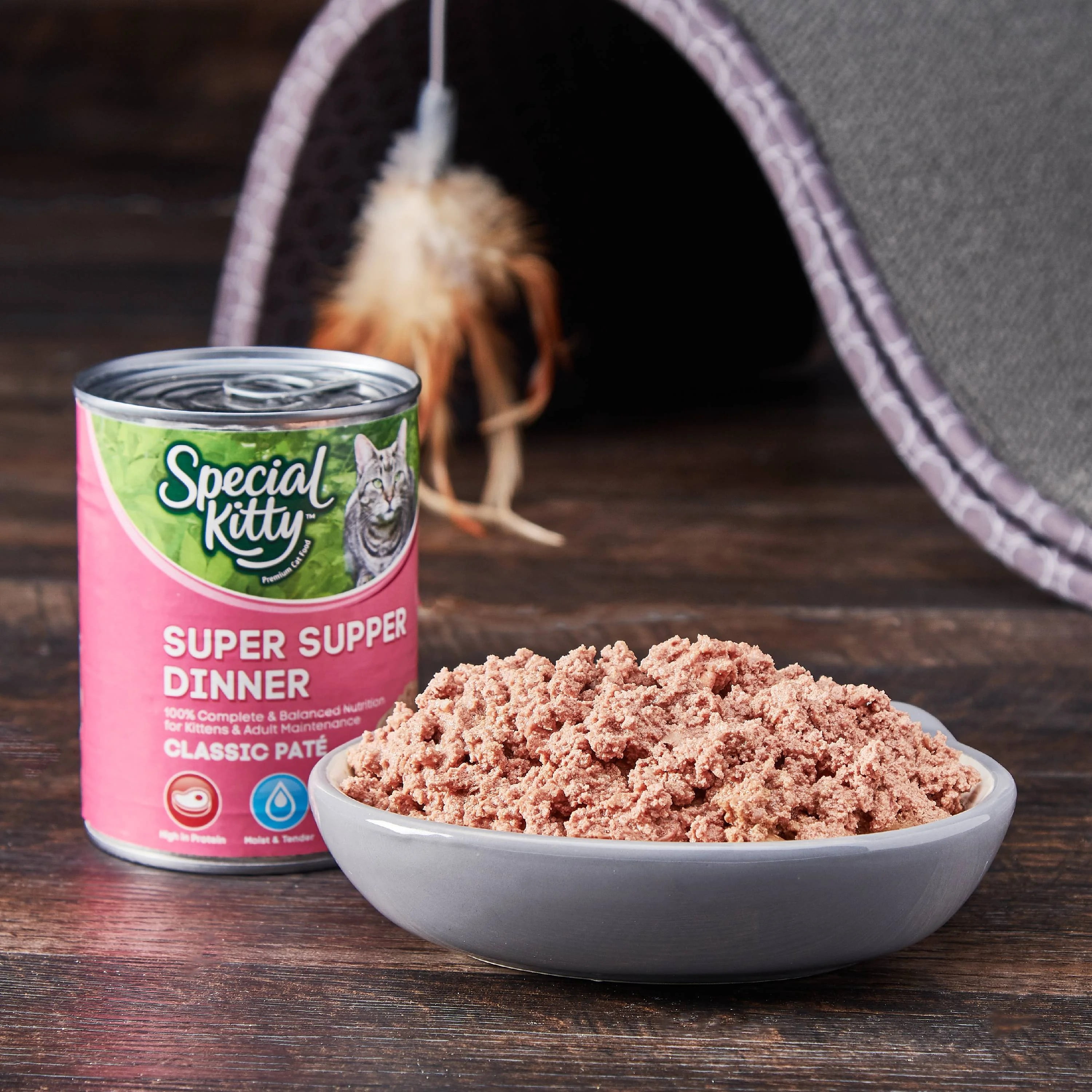 Special Kitty Super Supper Dinner, Classic Pate Wet Cat Food, 13 oz