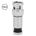 thumbnail image 2 of BNC Connector,10pcs BNC Compression Male BNC Male Connector BNC Adapter Time-Tested Durability, 2 of 9