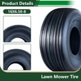thumbnail image 3 of Hi-Run SU08 16X6.50-8 2PR Lawn & Garden Tire, 3 of 6