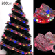 thumbnail image 2 of Luces de cinta de Navidad Luces de cadena alimentadas por batería para decoraciones festivas de fiesta de cumpleaños de árbol de Navidad Ormromra CPB-SSW243-5, 2 of 5