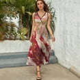thumbnail image 4 of Robe Sans Manches Garnet & Or pour Femmes Robes de Soirée 2024, 4 of 4