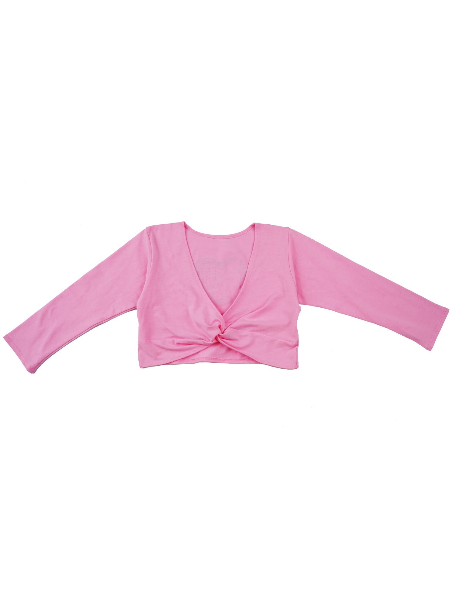 pink ballet wrap top