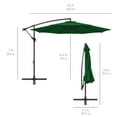 thumbnail image 7 of Best Choice Products 10ft Offset Hanging Outdoor Market Patio Umbrella w/ Easy Tilt Adjustment - Green, 7 of 7