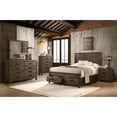 thumbnail image 4 of Pemberly Row 5-drawer Farmhouse Wood Chest Rustic Golden Brown, 4 of 10