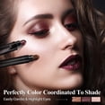 thumbnail image 3 of Neutral Eyeshadow Stick Makeup 6PCS Set, Metallic Shimmer Matte Cream Eye Shadow Eyeliner Brightener Pencil Crayon - GRAPE WINE, 3 of 5