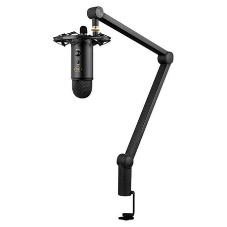 Blue Yeticaster Studio Podcasting Podcast Recording Kit wMic+Shockmount+Boom Arm