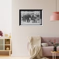thumbnail image 3 of Historic Framed Print, [Sheba eating out of children's hand], 17-7/8" x 21-7/8", 3 of 9