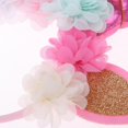 thumbnail image 4 of Cuerno Decorativo floral BLESIY diademas para niñas elegante roja 32 *21 x 4,5 cm Rosado, 4 of 8