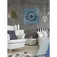 thumbnail image 3 of Marmont Hill Morrocan Blue White Wood Wall Art, 40" x 40", 3 of 7