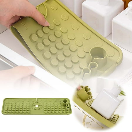 

Kitchen Gadgets Best Bellers 2024 Silicone Water Tap Pad For Household Bathroom And Proof Mat For Functional Kitchen Countertop Storage