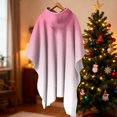 thumbnail image 5 of YanHoo Women's Hooded Cloak Gradient Color Cape Holiday Outwear Halloween Costumes Womens Witch Costume, 5 of 8