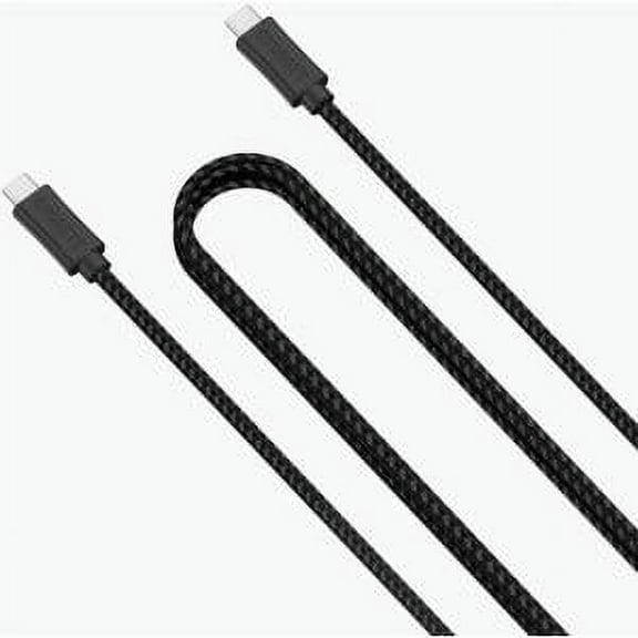 USB C TO TYPE C 3.1GEN 2M BRAIDED -BLACK